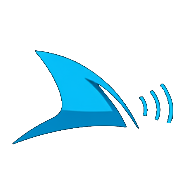 AdShark shark-fin logo